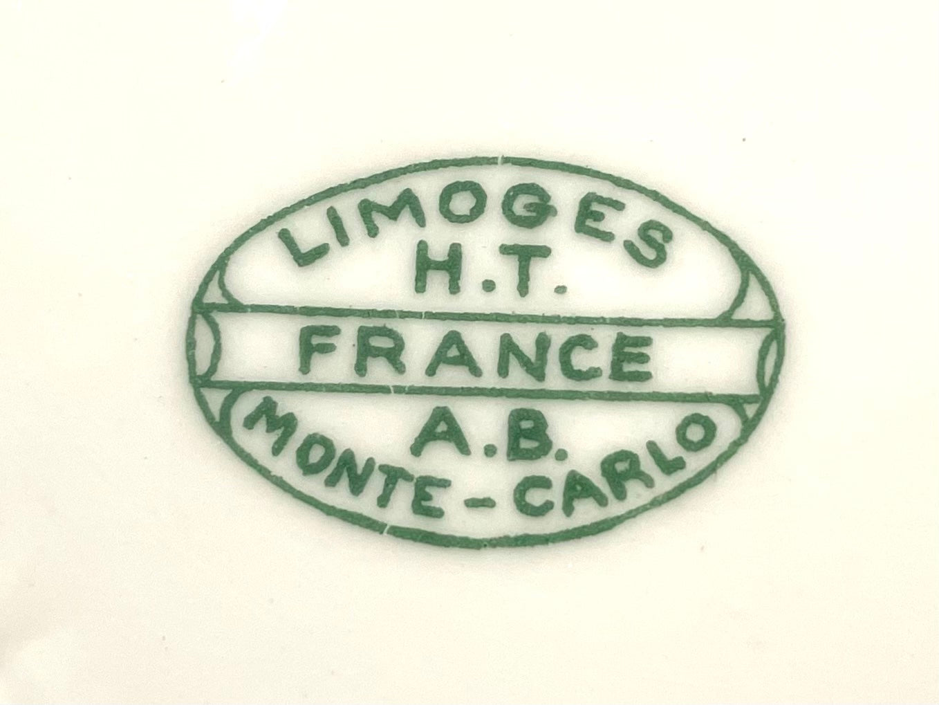 Limoges H T France A B Monte Carlo Ashtray Monaco Casino Hotel
