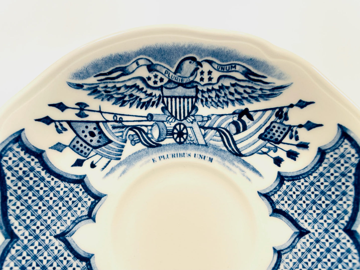 Fair Winds Alfred Meakin Staffordshire England Nasco Japan Blue And White Teacups Saucers