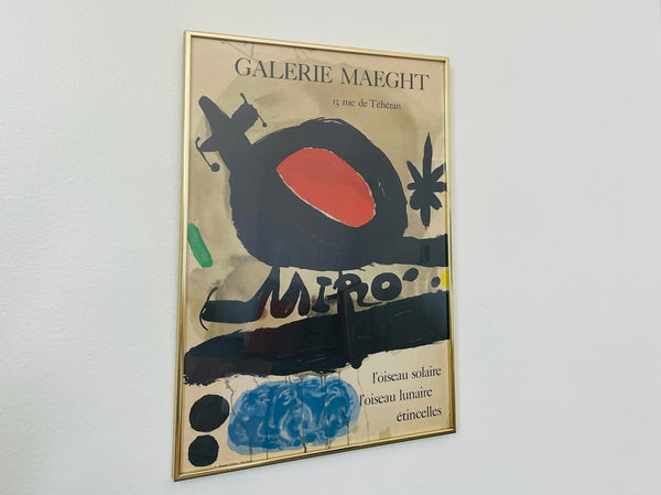 Joan Miro Loiseau Solaire L Oiseau Lunaire Etincelles Abstract Exhibition Print 