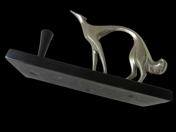 Hound Dog Italy Art Deco Pen Holder Black Stone Stand - Designer Unique Finds 
 - 5