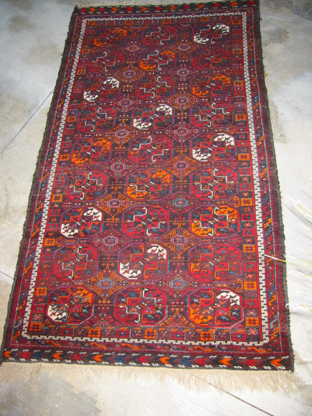 Persian Rug Transitional Pile of Wool Imported 7 ft Imported From San Francisco - Designer Unique Finds 
 - 3