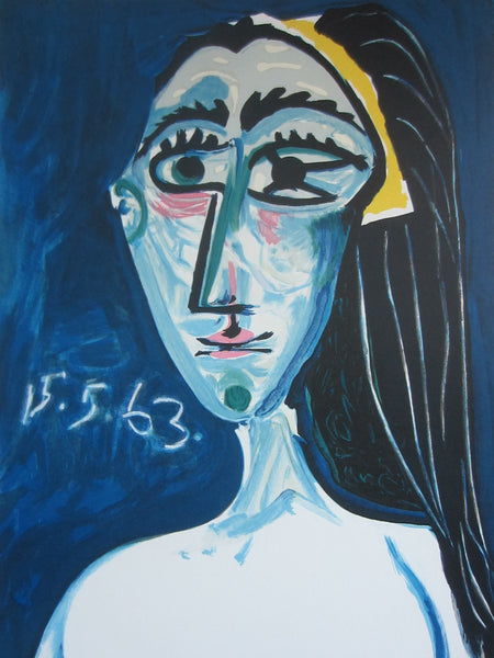 Collection Marina Picasso Modern Portrait Print by Benjamin F Venti