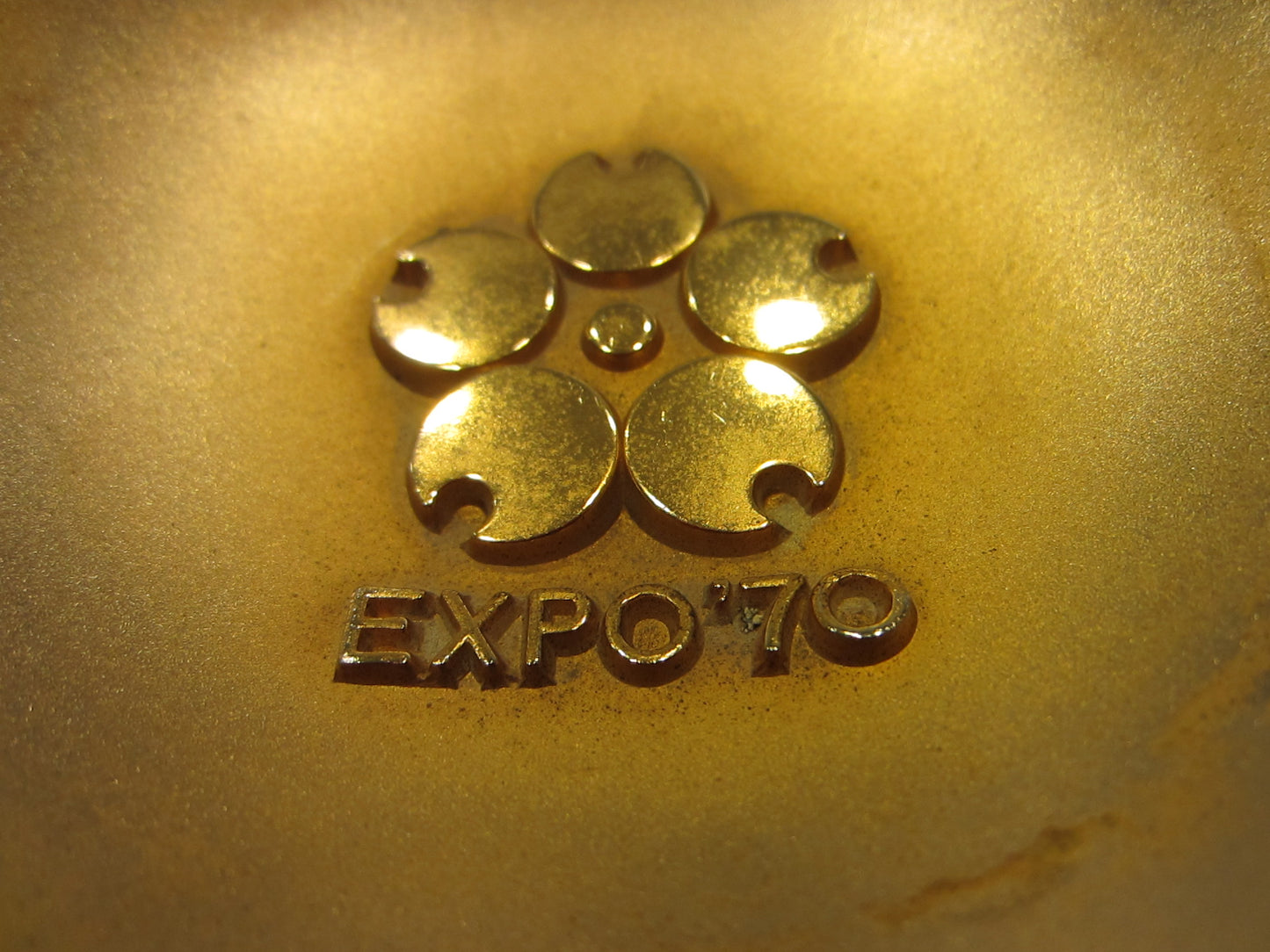 MMS Co 24 K Expo 70 Gold Plated Japan Cup Sport Memorabilia