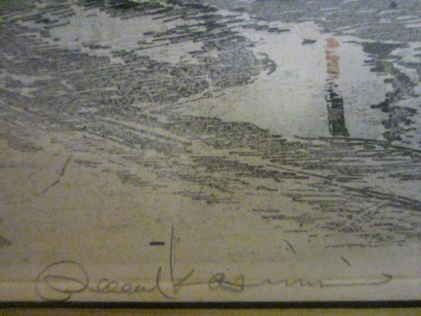 Robert Kasimir Vienna Graben Etching Pencil Signed Titled