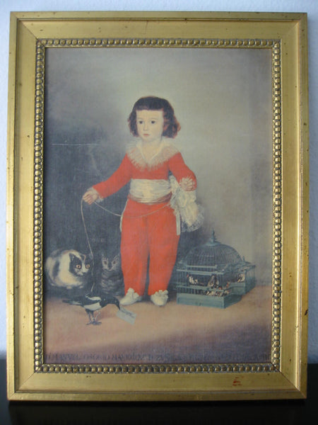 Francisco Jose De Goya Red Boy Portrait Don Manuel Osorio De Zuniga Print