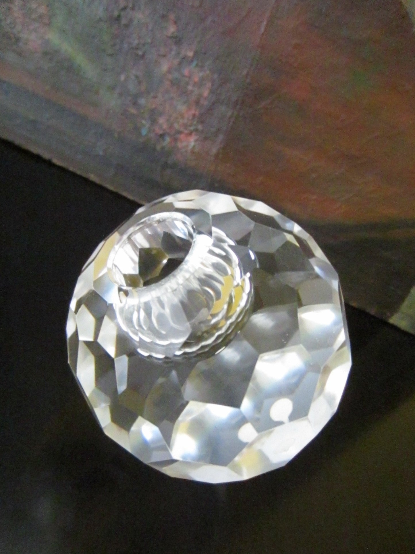 Japanes Post House Crystal Globe Candle Holder - Designer Unique Finds