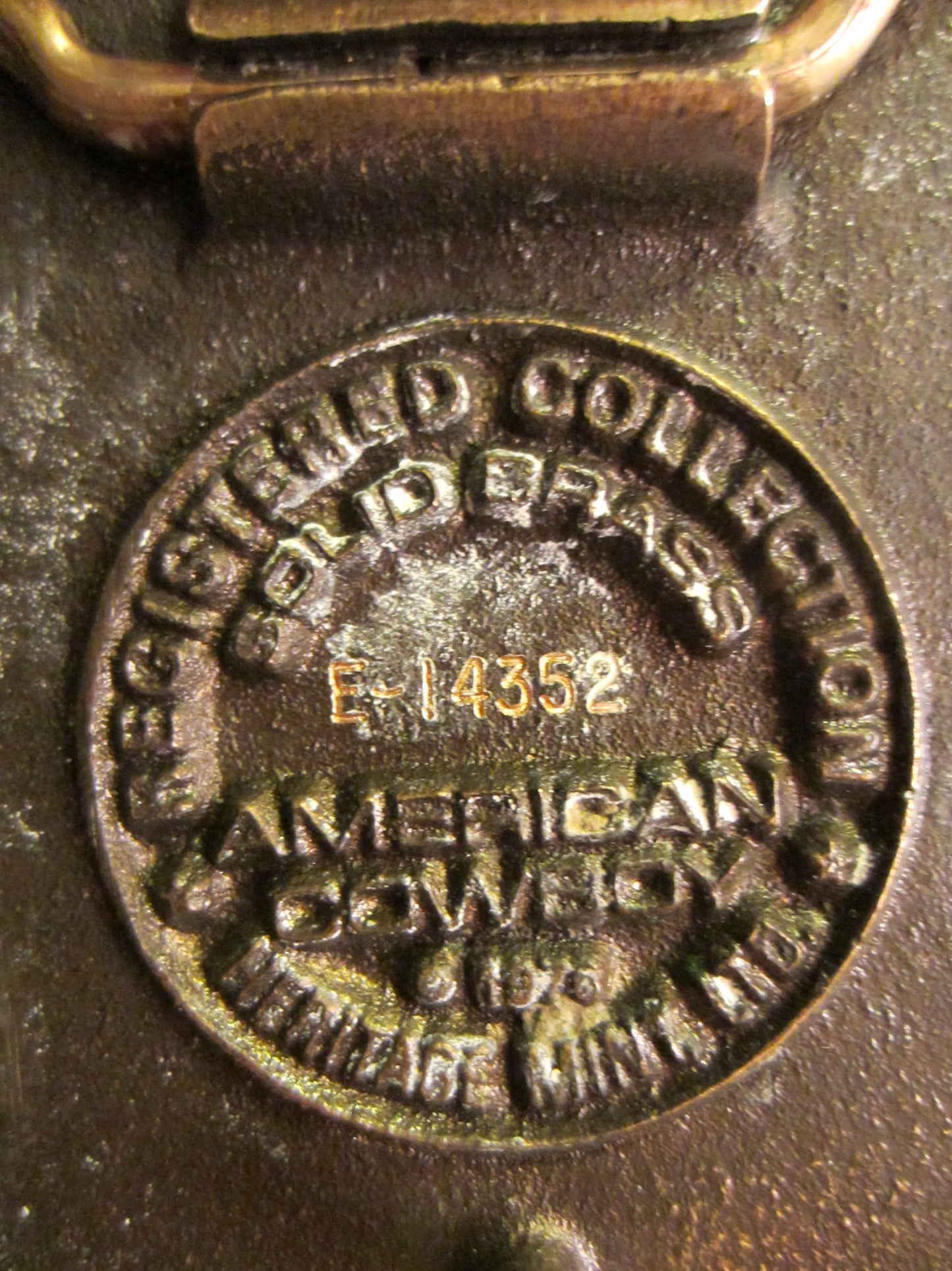 Solid Brass American Cowboy Equestrian Belt Buckle - Designer Unique Finds