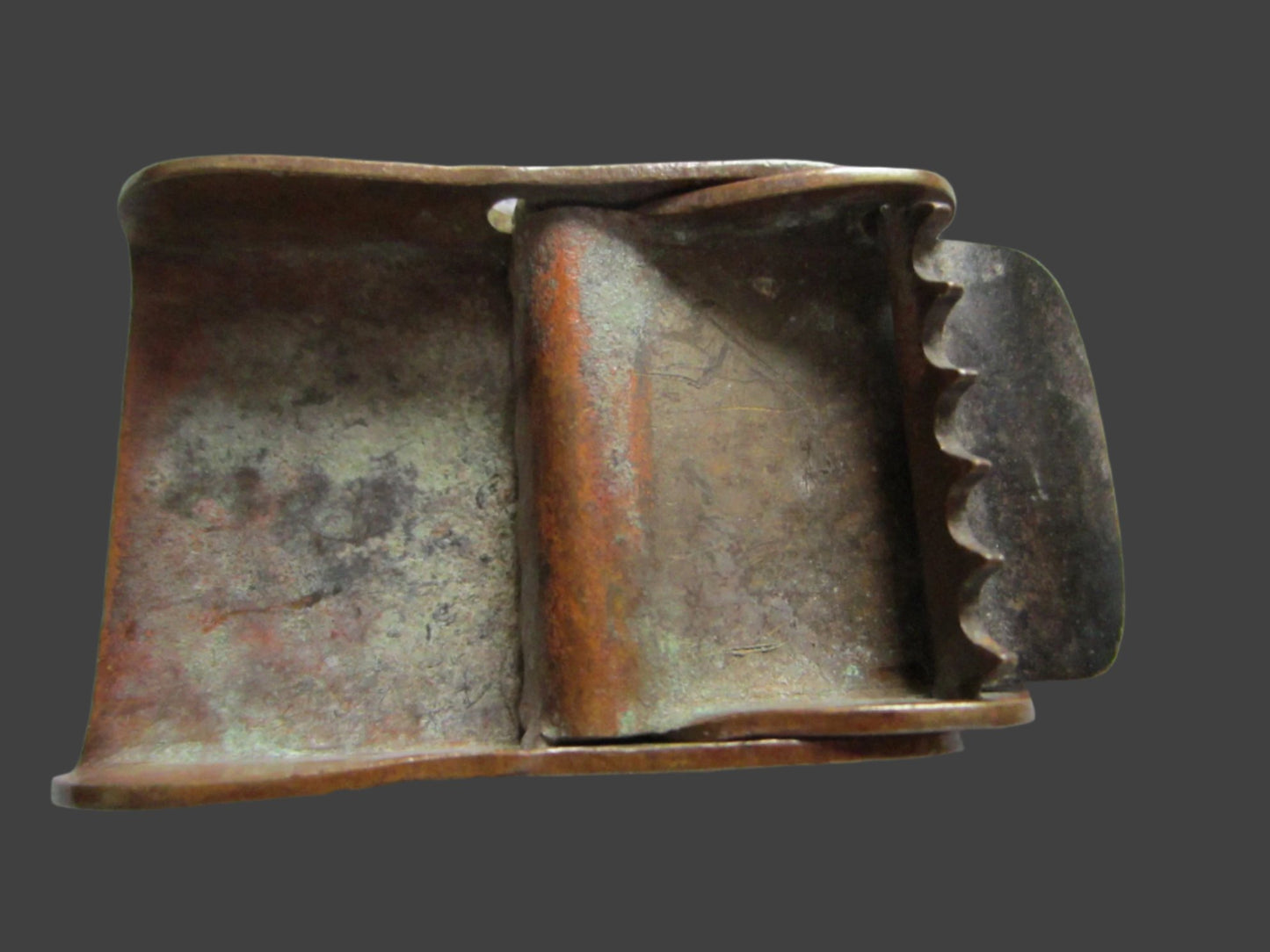 Brass Belt Buckle First of Dickshore England Coat Of Arm Enameled - Designer Unique Finds