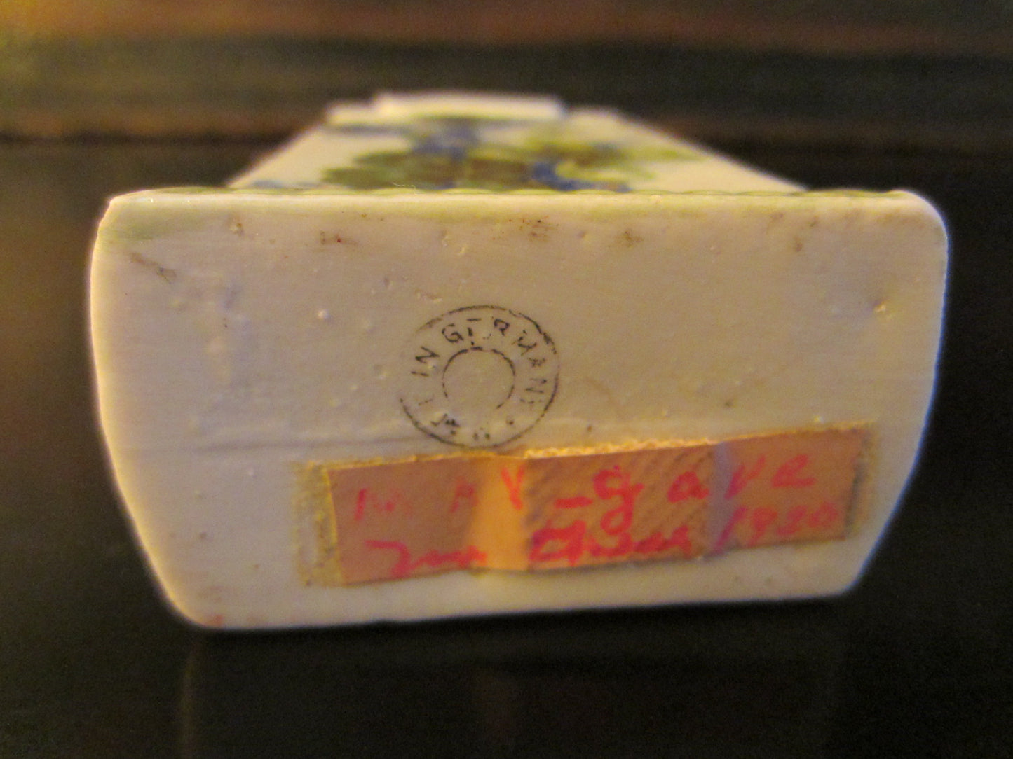 Germany Porcelain Blue Flowers Art Deco Vases Circa 1920 - Designer Unique Finds