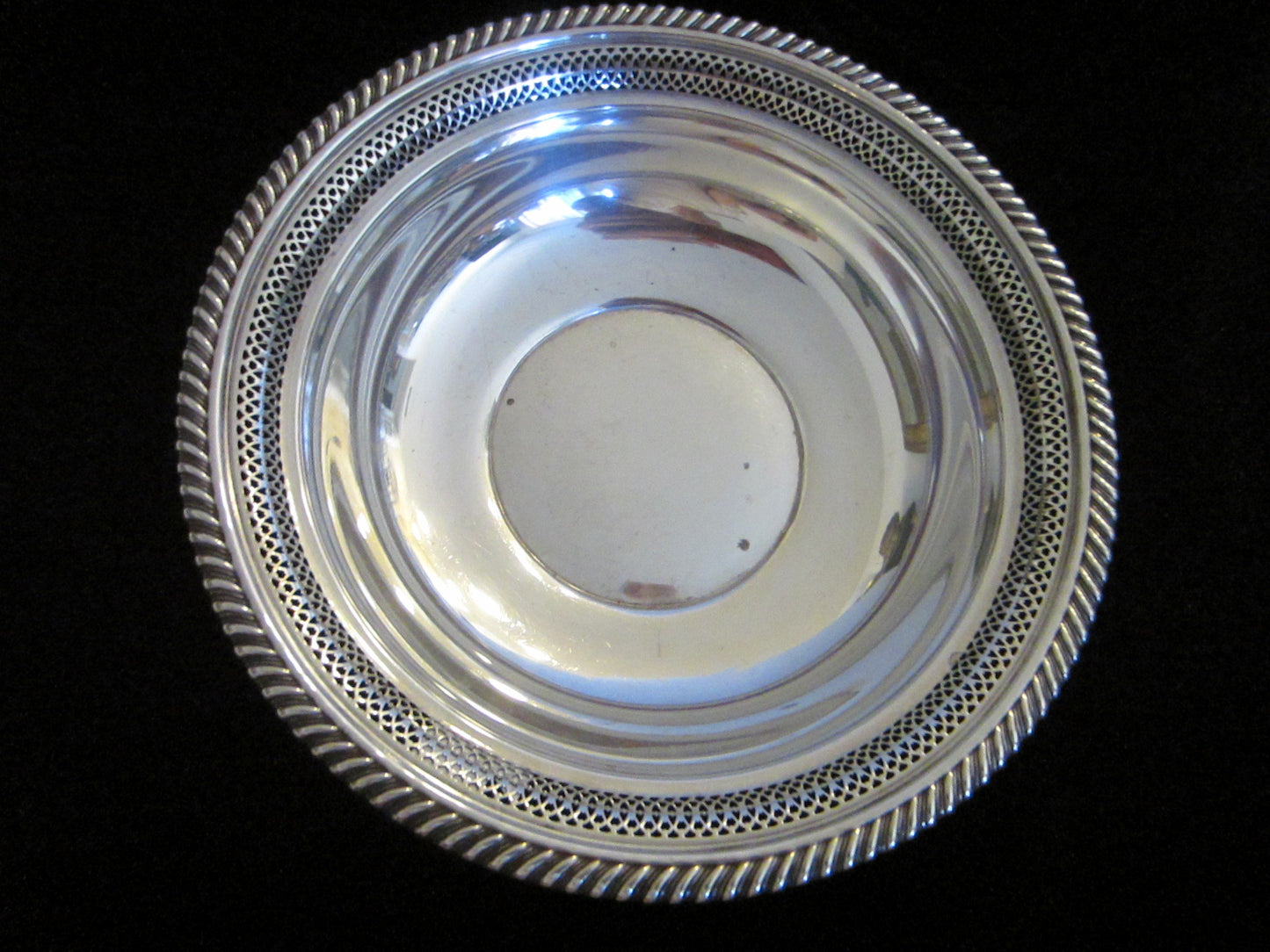 Gorham Silver Pierced Bowl With Sterling Hallmarks - Designer Unique Finds