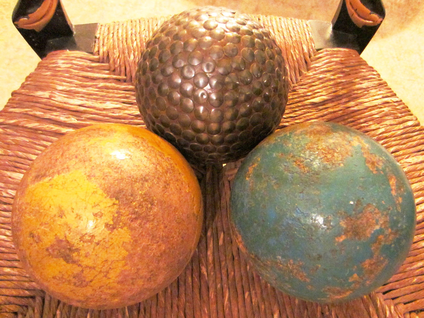 Decorative Spheres Various Colors Blue Yellow Silver - Designer Unique Finds