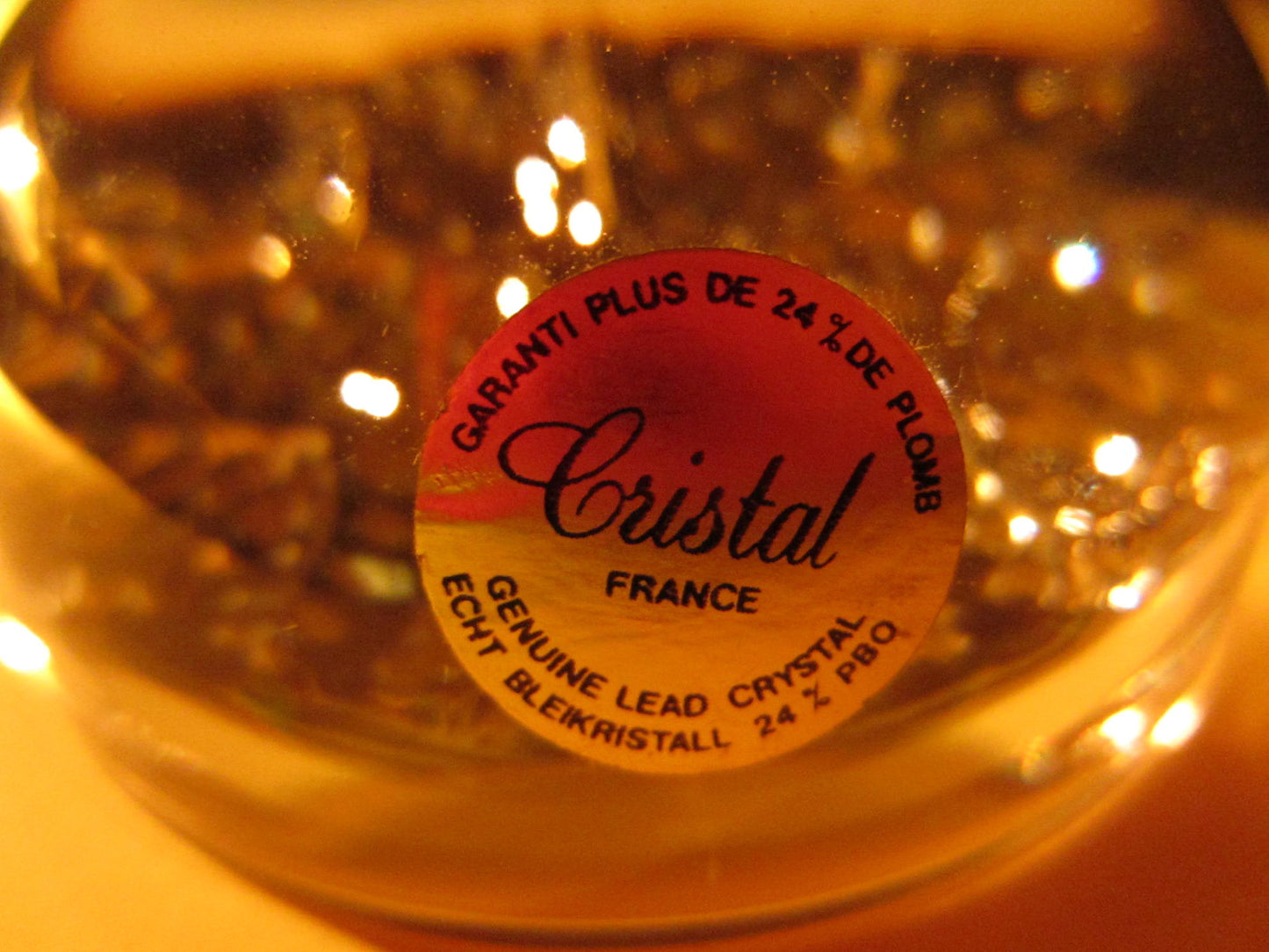 Cristal France Snow Flakes Paperweights Pair Genuine Lead Crystal - Designer Unique Finds
- 5