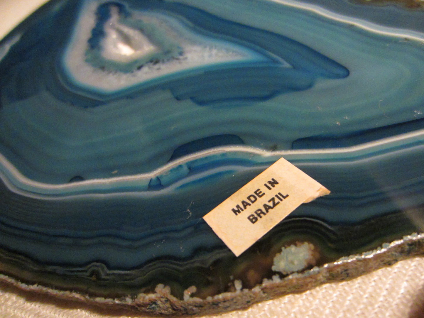 Brazilian Geodes Sliced Blue Red Decorative Agates - Designer Unique Finds
- 2