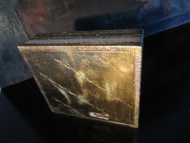 Romantic Portraits Florentine Tole Gilt Wood Box Made in Italy - Designer Unique Finds