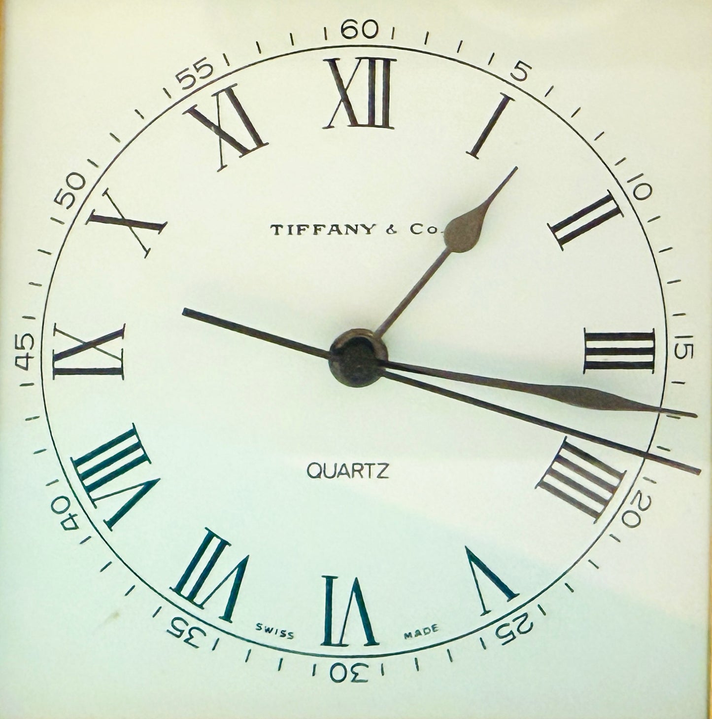 Tiffany And Company Portfolio Swiss Made Modern Quartz Clock