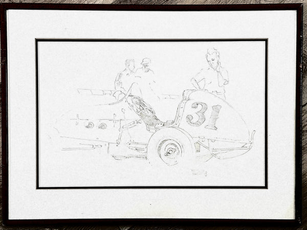 Ned Parsons Newport 83 Classic Car Signature Print