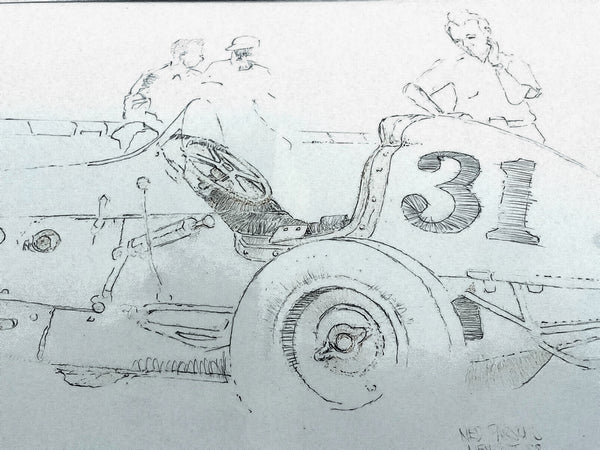 Ned Parsons Newport 83 Classic Car Signature Print