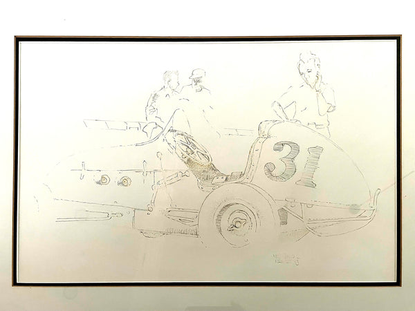 Ned Parsons Newport 83 Classic Car Signature Print