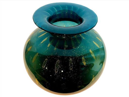 Maestri Vetrai Archimede Seguso Attribute Italy Glass Vase  