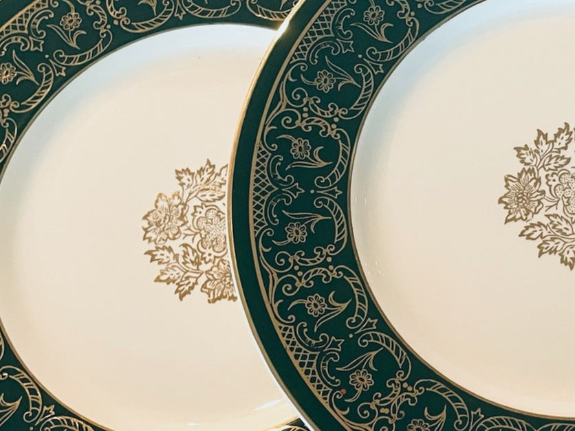 Antique Myott Son and Co Ltd Made In England Set of 10 Dinner Plates