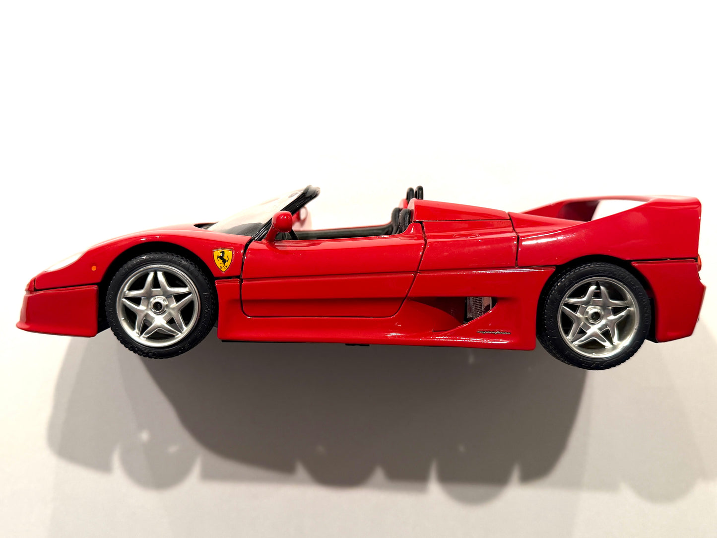 Red Ferrari F 50 Made In Italy Burago Diecast Model Car