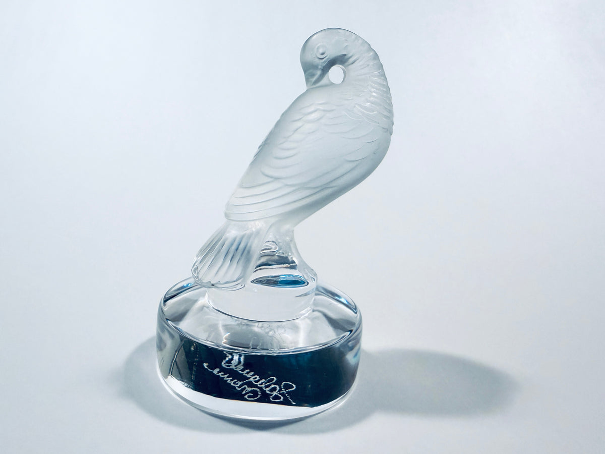 Lalique France Crystal Bird With Signature 