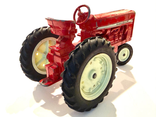 International Red Metal Diecast Toy Tractor Made In USA ERTL Co
