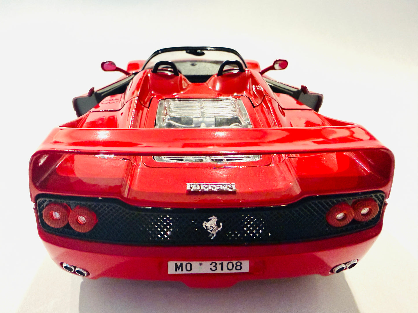 Red Ferrari F 50 Made In Italy Burago Diecast Model Car
