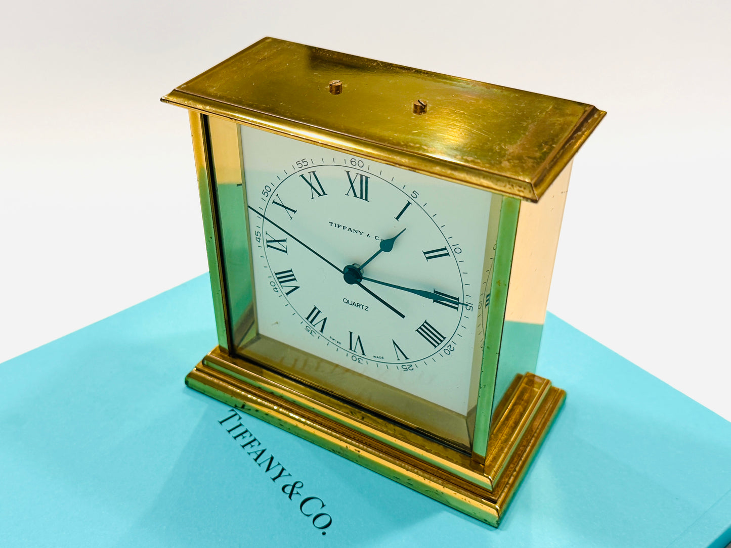 Tiffany And Company Portfolio Swiss Made Modern Quartz Clock