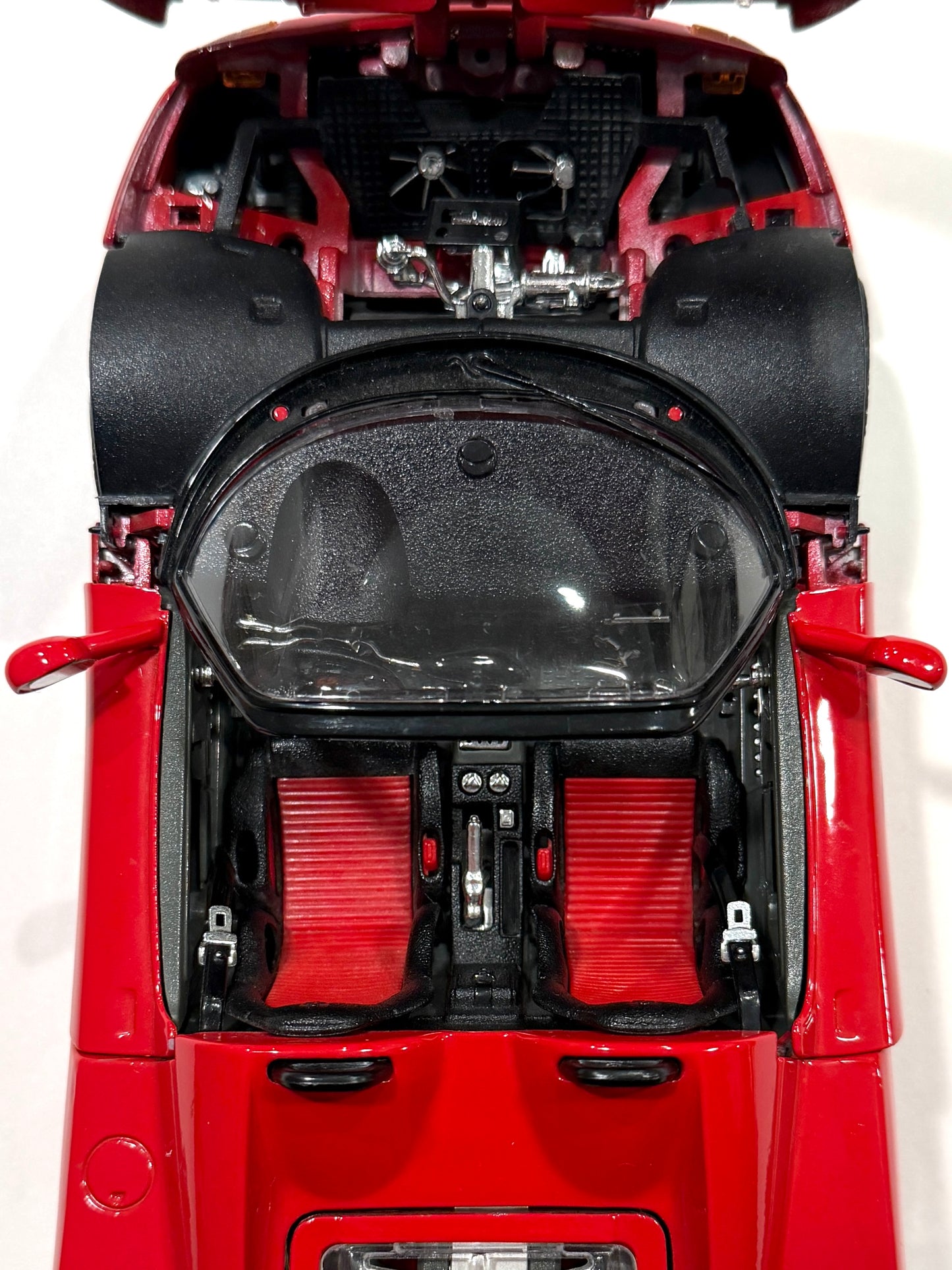 Red Ferrari F 50 Made In Italy Burago Diecast Model Car