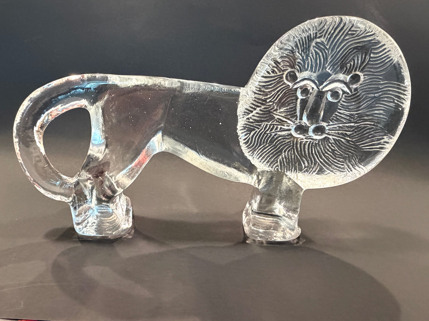 Erik Hoglund Mid Century Swedish Lion Sculpture