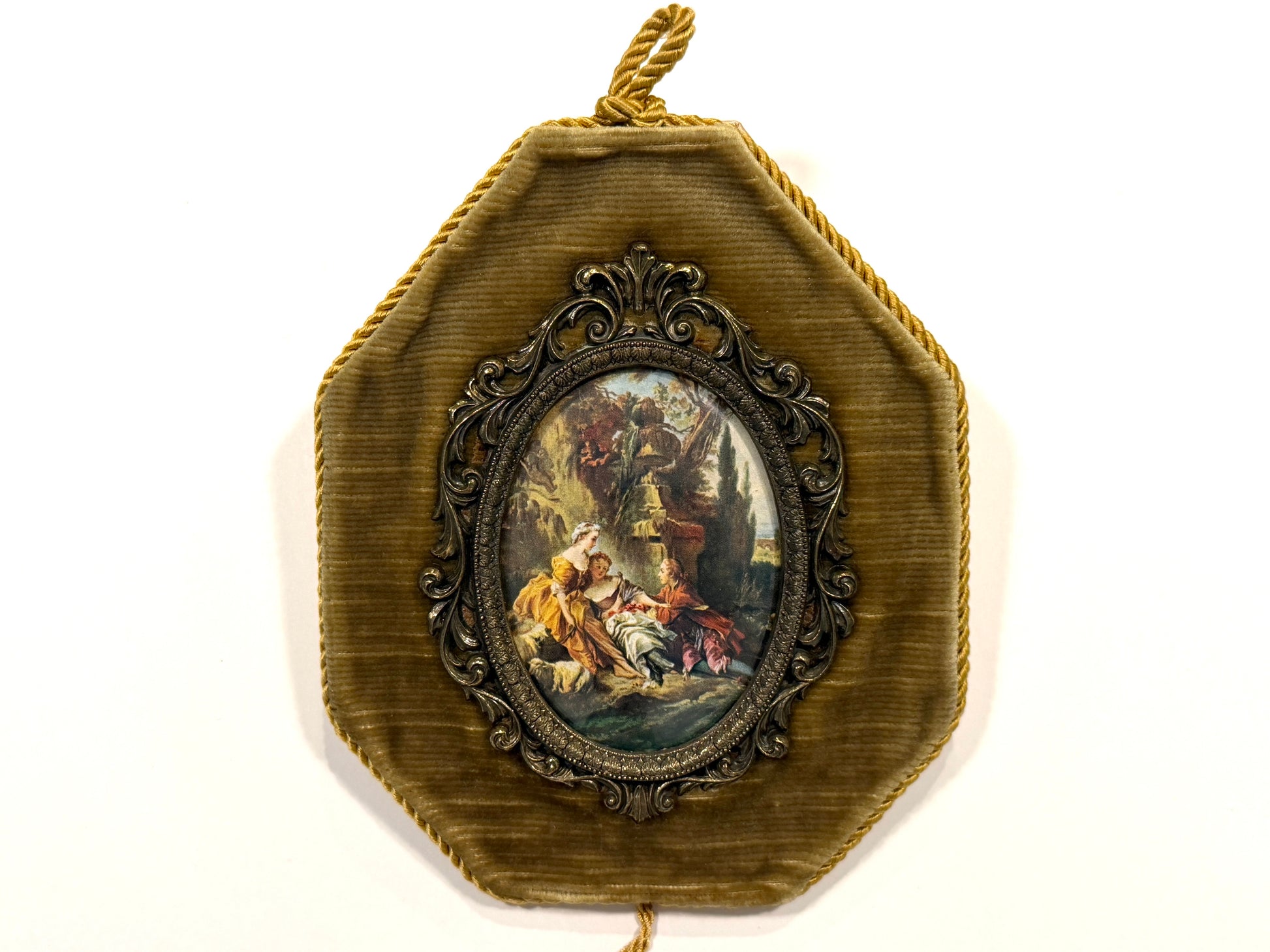Treasure From Italy Broadway Decorative frame with a painting of a couple 