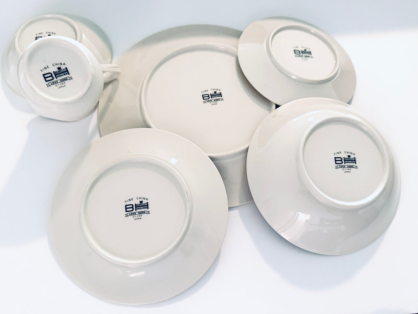 Love Song Fine China Collection Brief Dinner Set By Berkeley House Japan