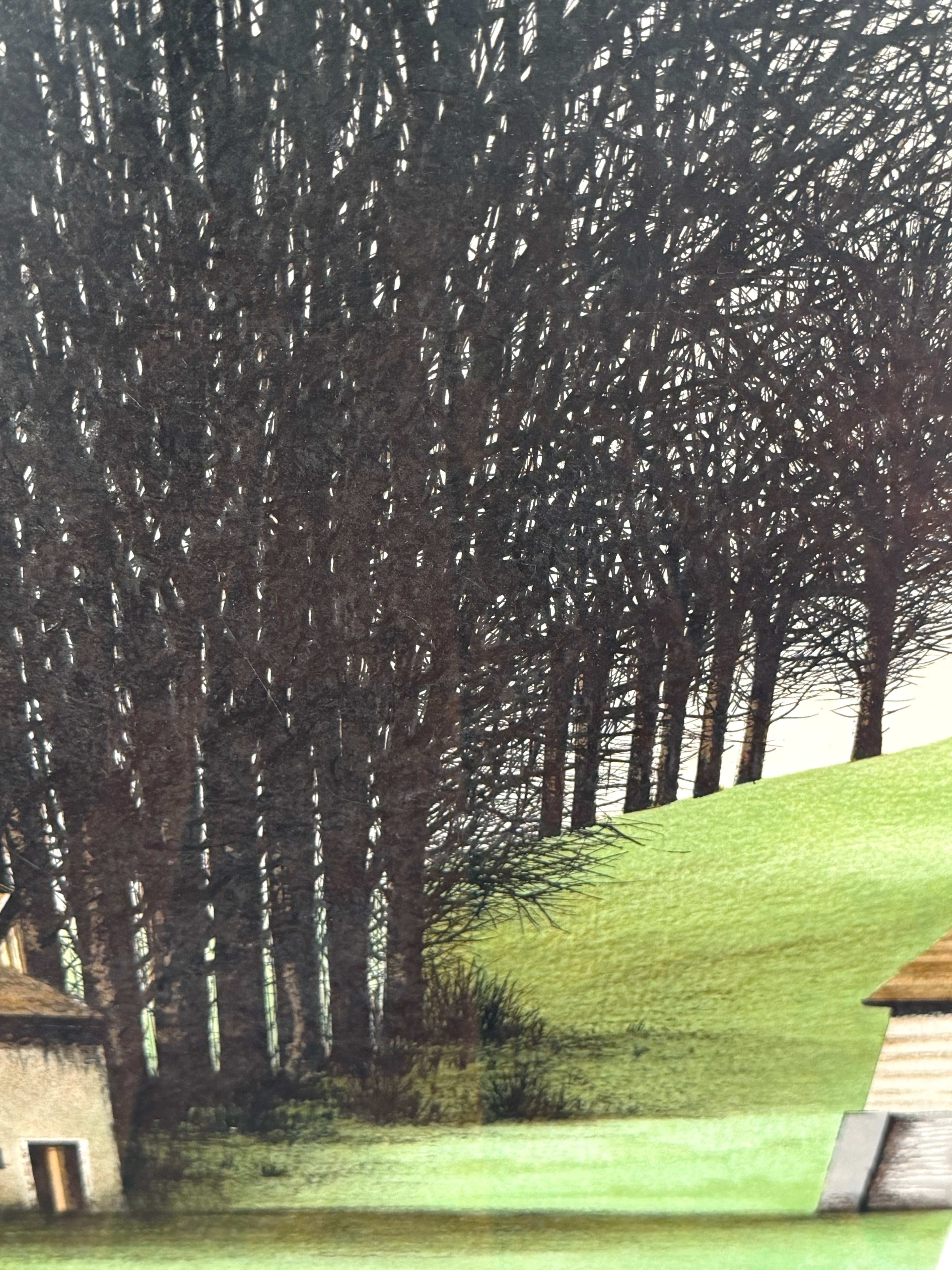Jacques Deperthes Impressionist Pencil Signed Gouache – Designer