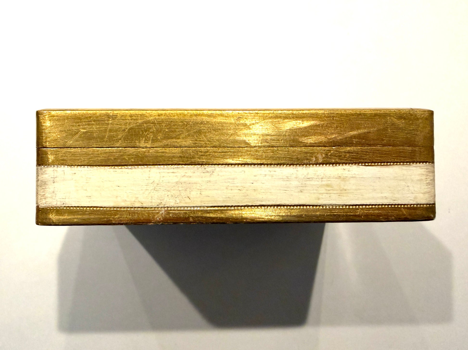 Florentine Hand Crafted Painted Gilt Decorated Folk Italian Humidor Box
