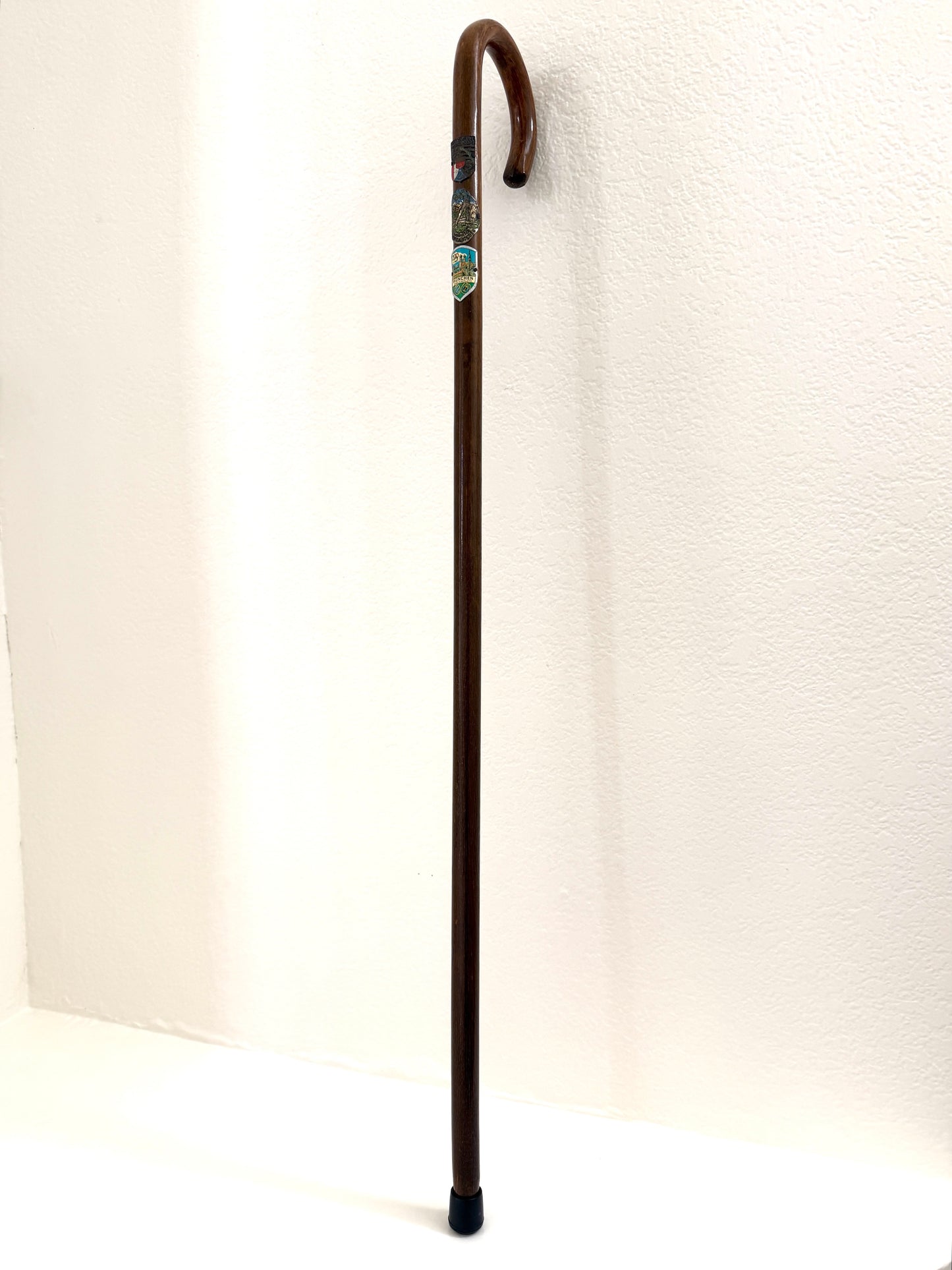 Munich Olympic 1972 Enamel Shields Symbols Walking Stick