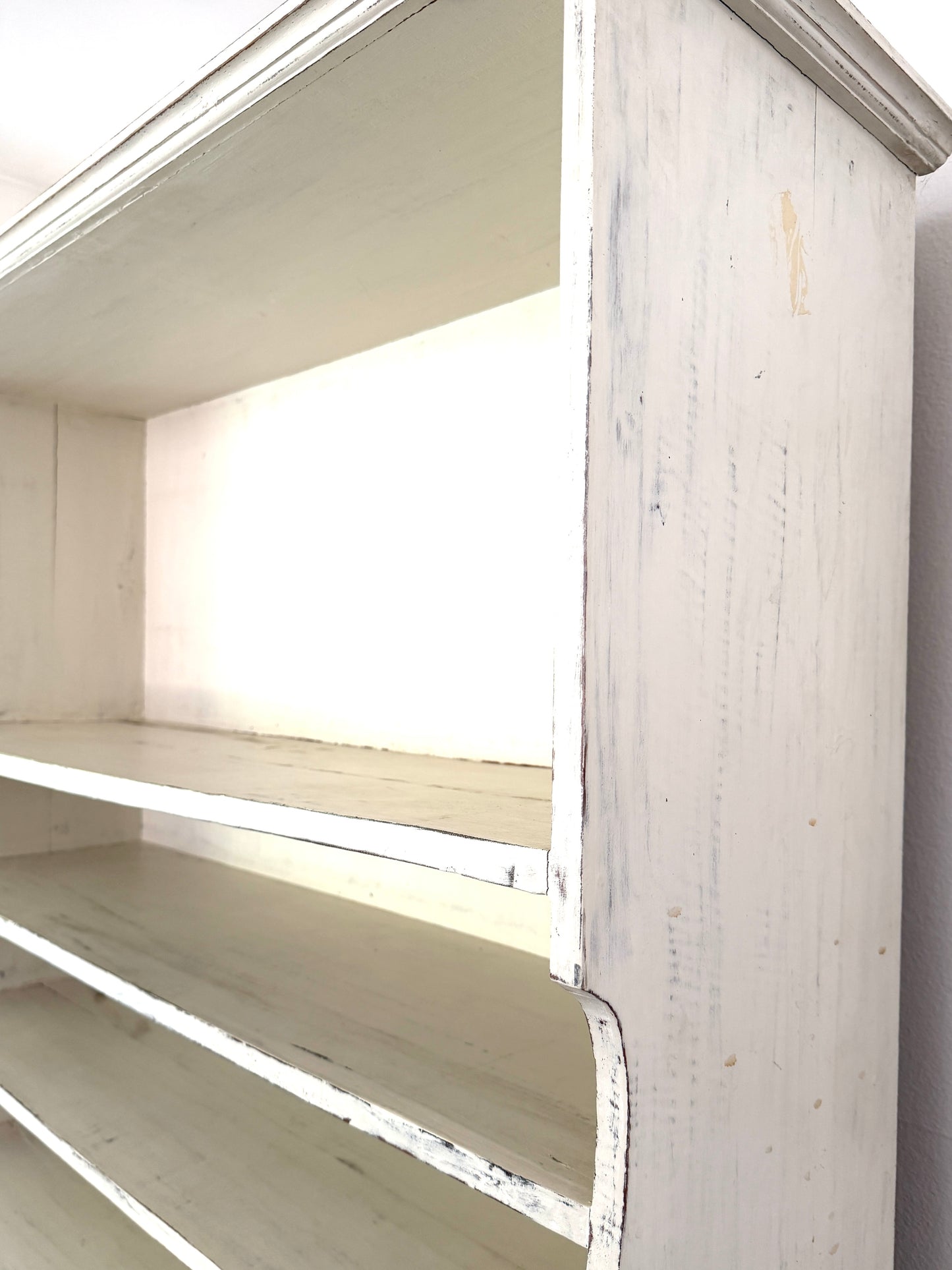 Mid Century Modern Apothecary White Cabinet