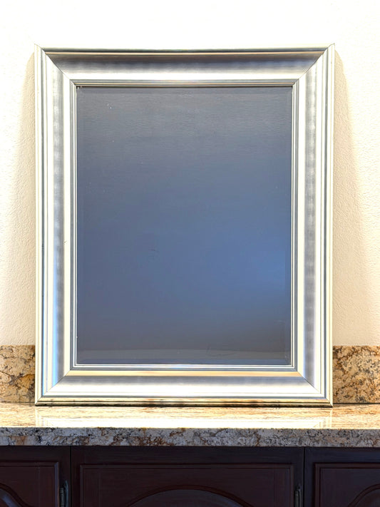 Studio Craft Silver Beveled Mirror 