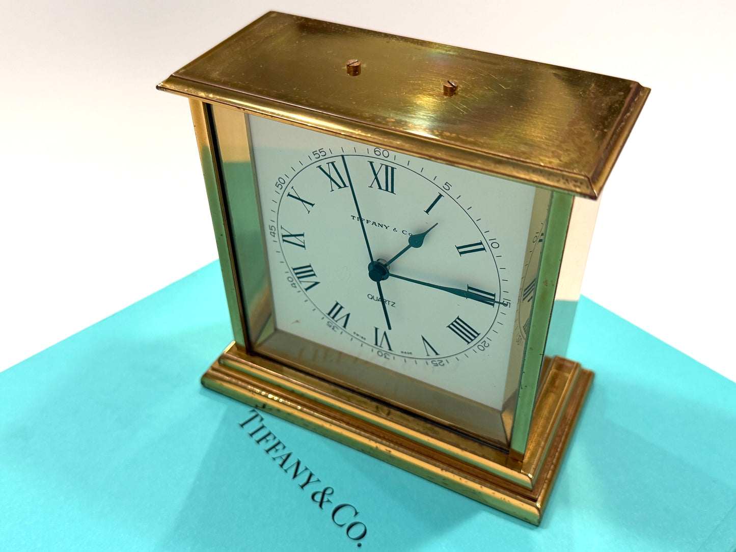 Tiffany And Company Portfolio Swiss Made Modern Quartz Clock