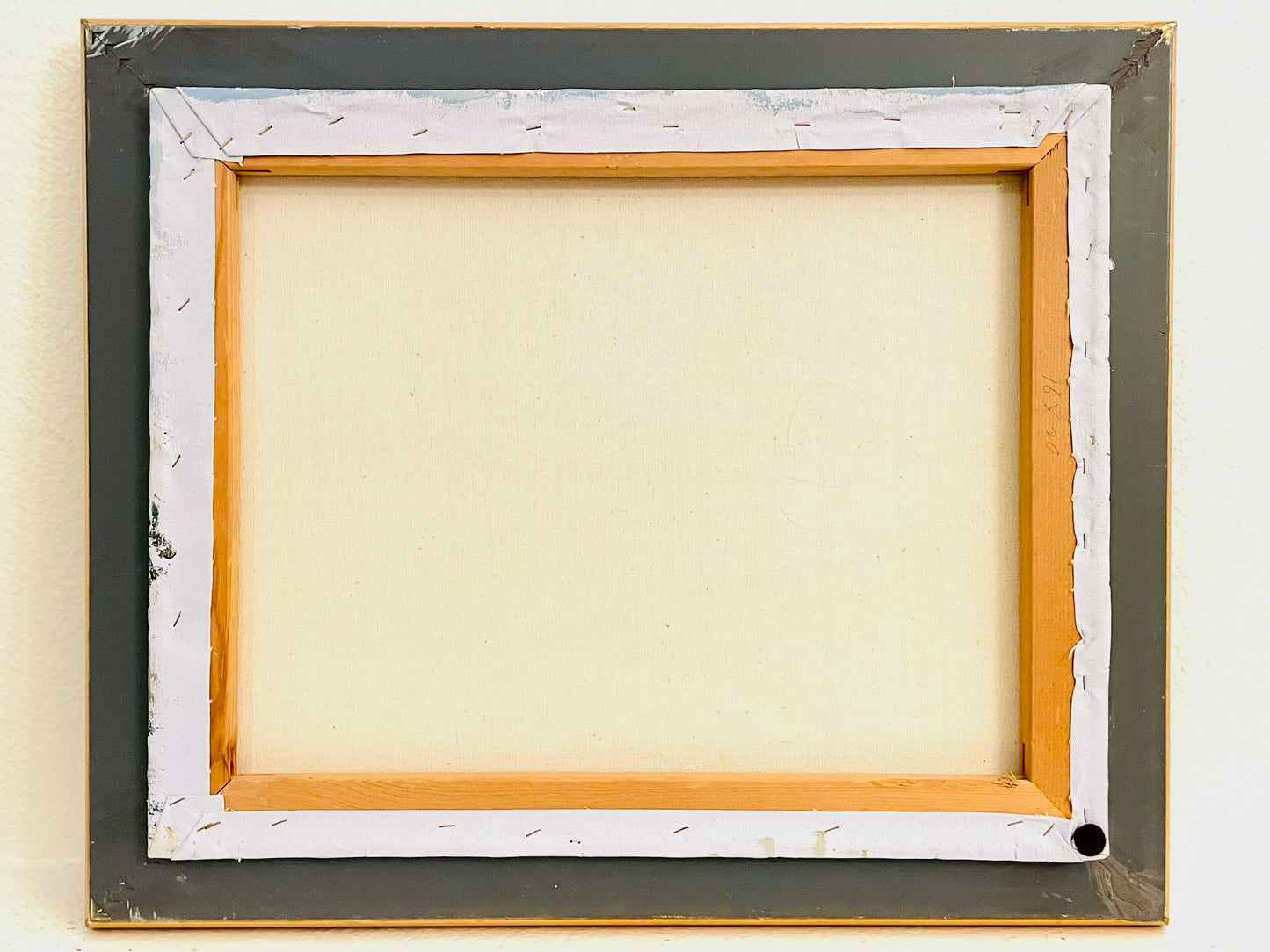 Xavier Rabous Village Scene Fisherman Houseboat and River Signed Oil on Canvas