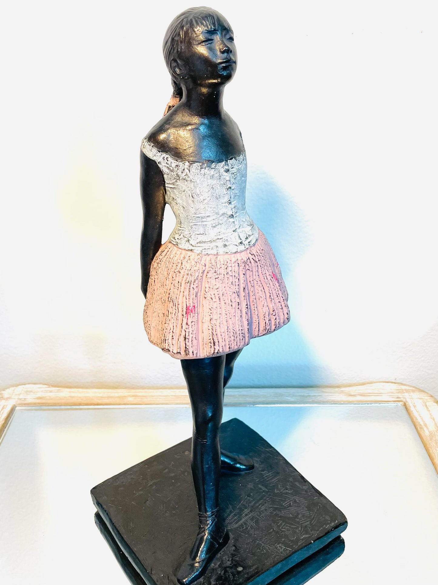 S Eylanbekov Alva Bronze Hand Painted Petite Danseuse Contemporary Sculpture