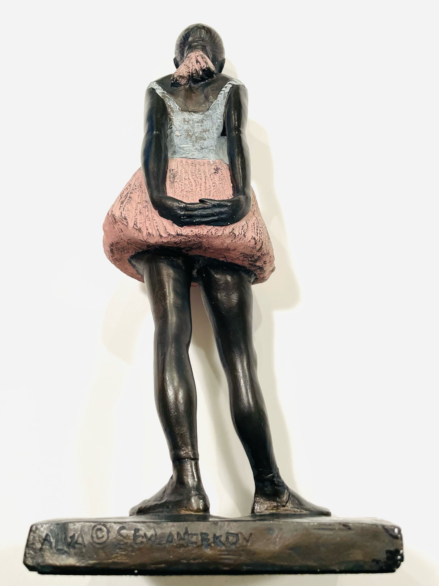 S Eylanbekov Alva Bronze Hand Painted Petite Danseuse Contemporary Sculpture