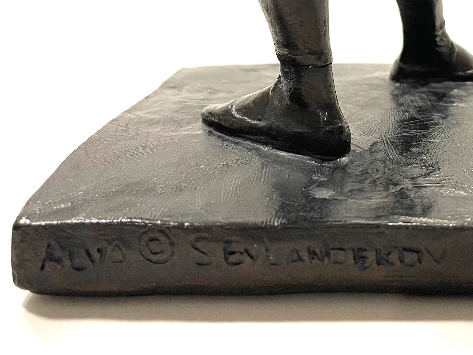 S Eylanbekov Alva Bronze Hand Painted Petite Danseuse Contemporary Sculpture