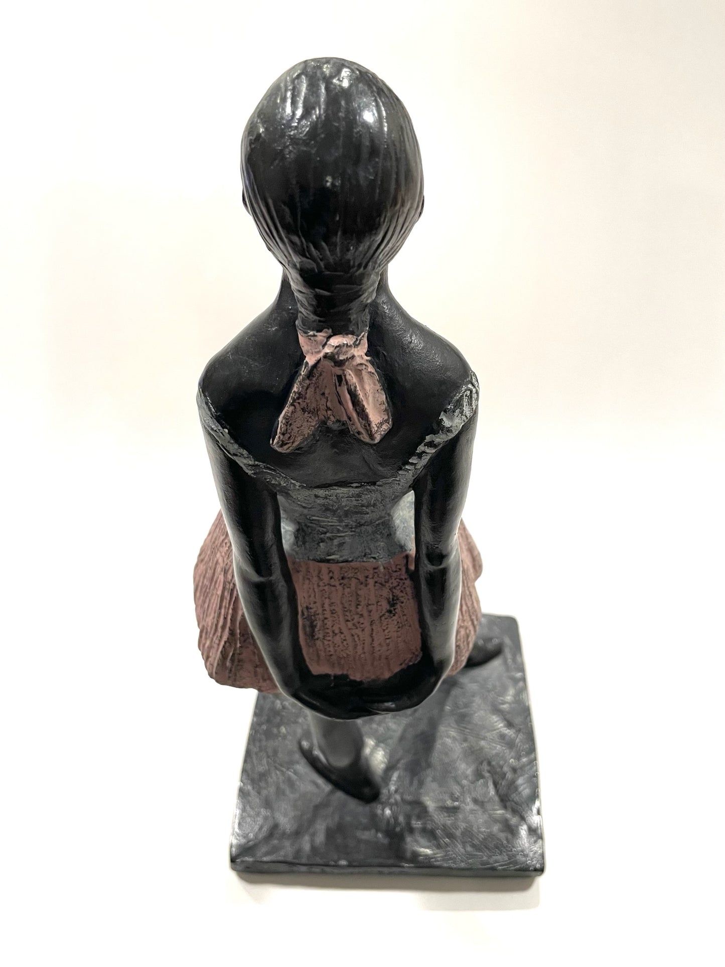 S Eylanbekov Alva Bronze Hand Painted Petite Danseuse Contemporary Sculpture