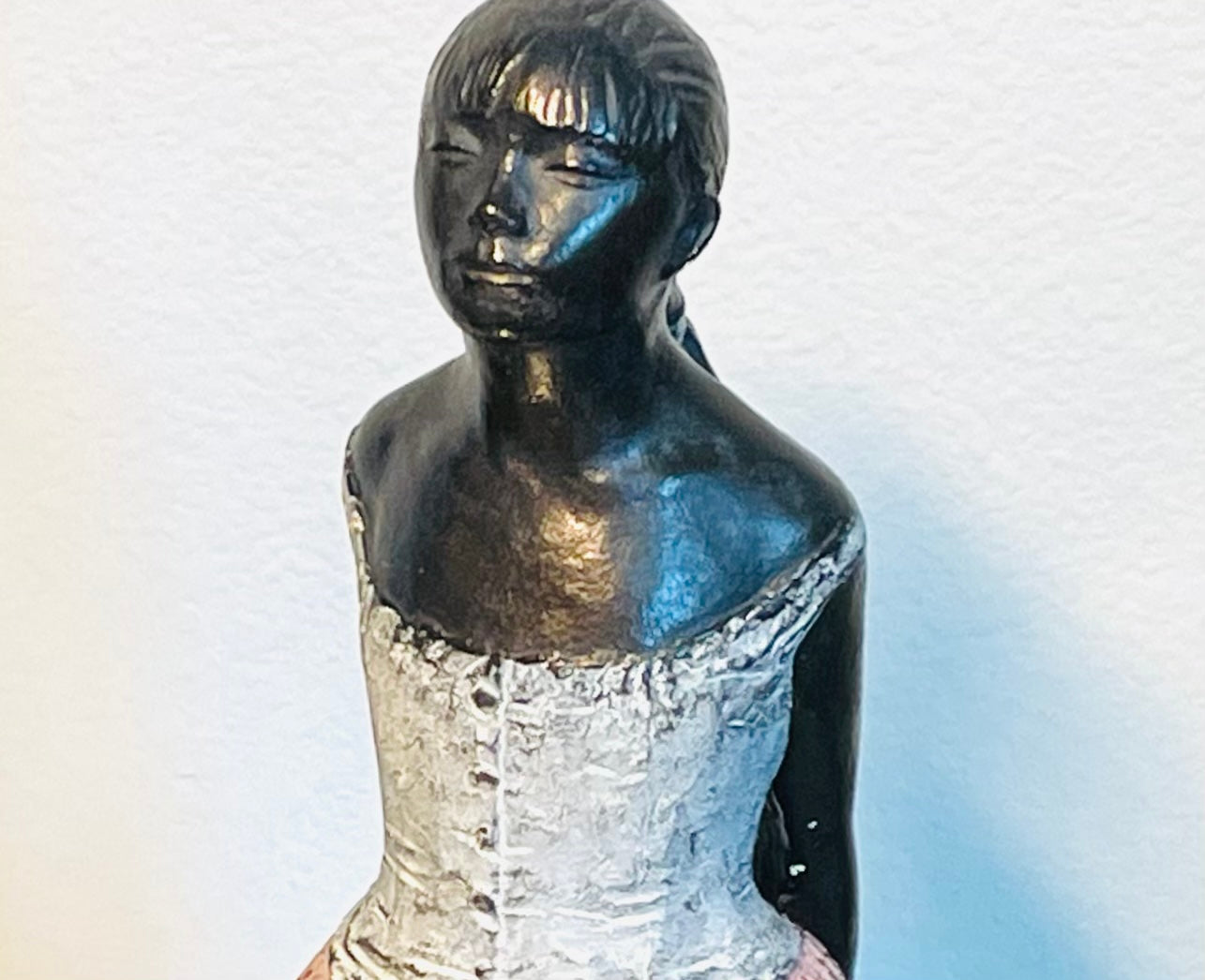 S Eylanbekov Alva Bronze Hand Painted Petite Danseuse Contemporary Sculpture