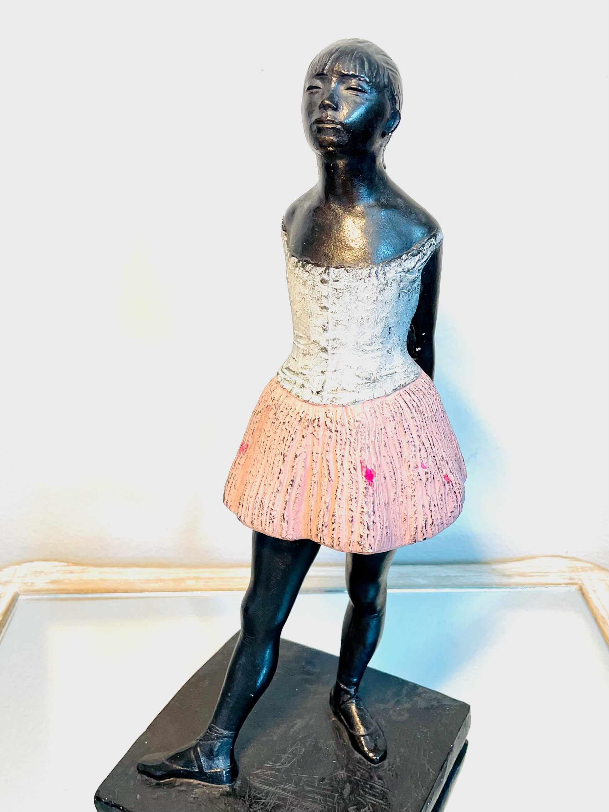 S Eylanbekov Alva Bronze Hand Painted Petite Danseuse Contemporary Sculpture
