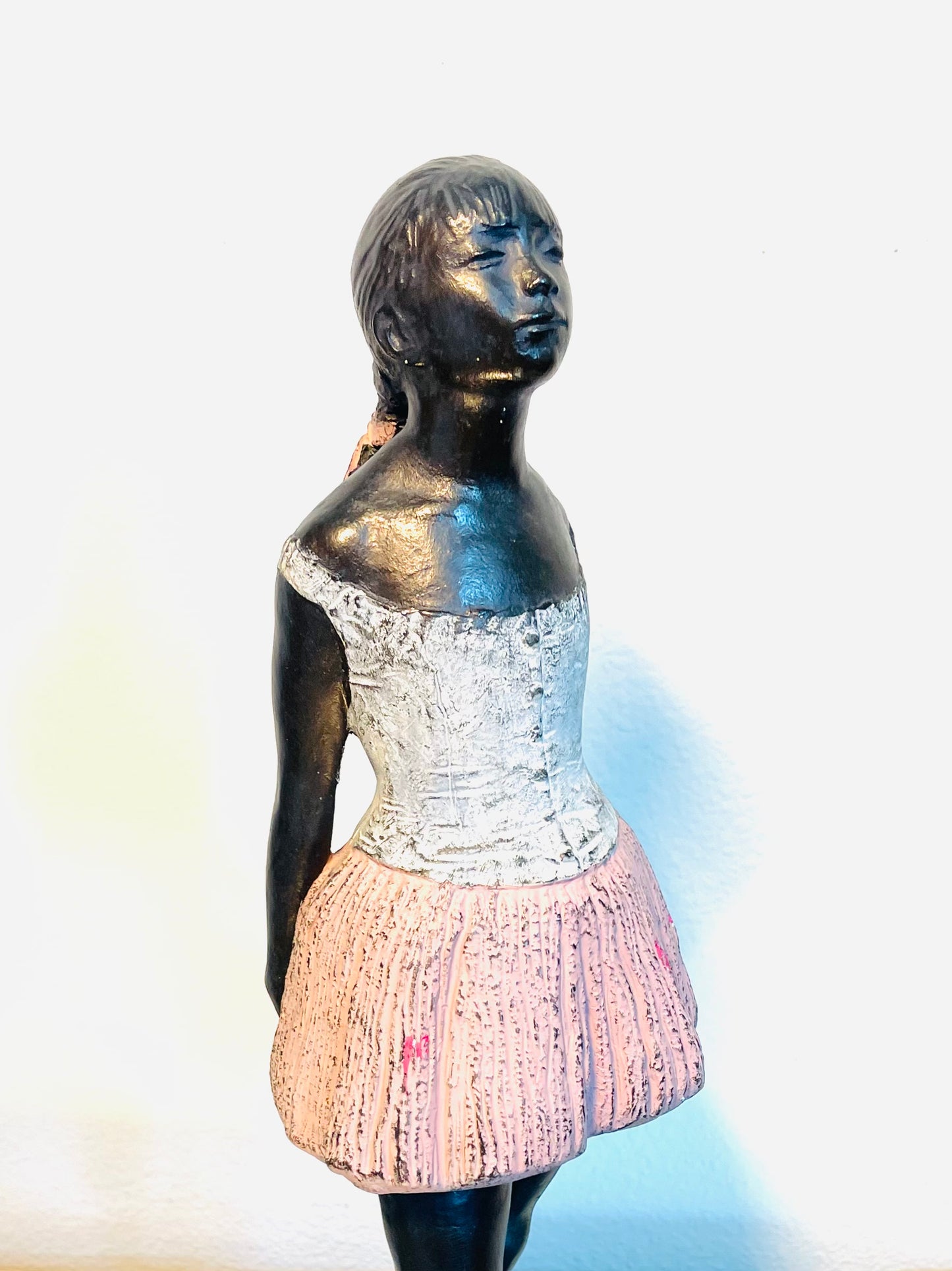 S Eylanbekov Alva Bronze Hand Painted Petite Danseuse Contemporary Sculpture