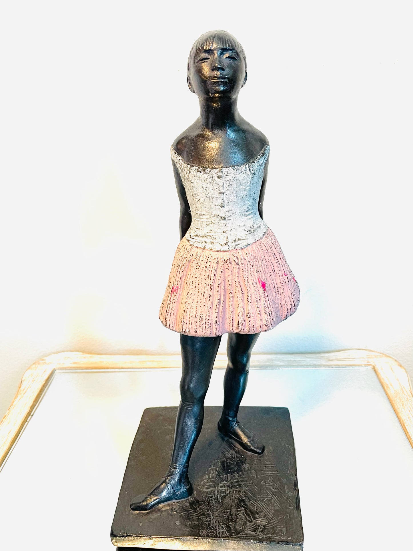 S Eylanbekov Alva Bronze Hand Painted Petite Danseuse Contemporary Sculpture