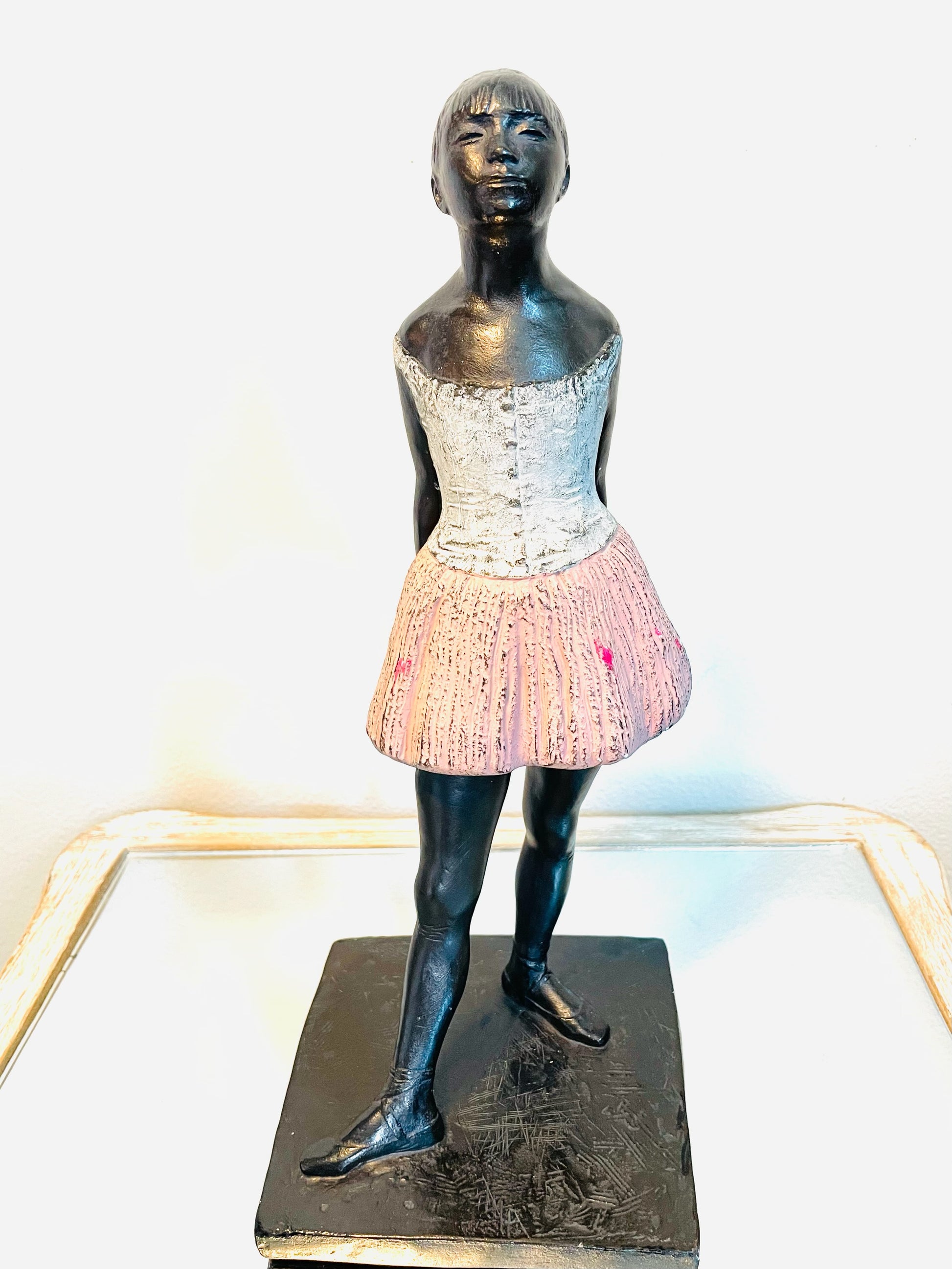 S Eylanbekov Alva Bronze Hand Painted Petite Danseuse Contemporary Sculpture