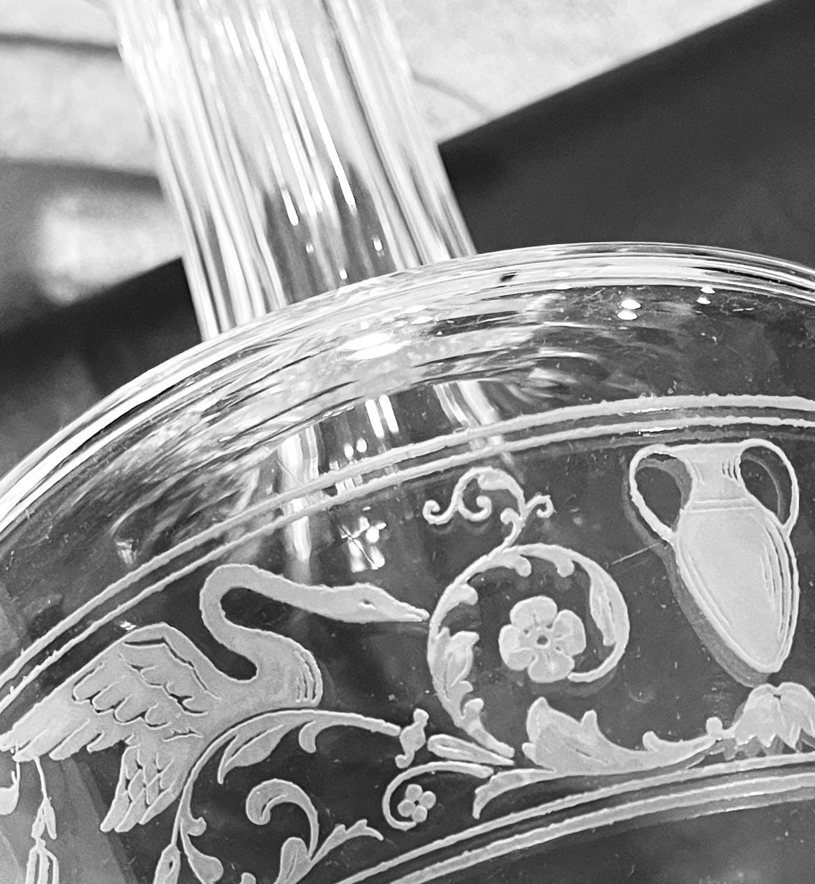 Baccarat Croizet Crystal Decanter Made In France 